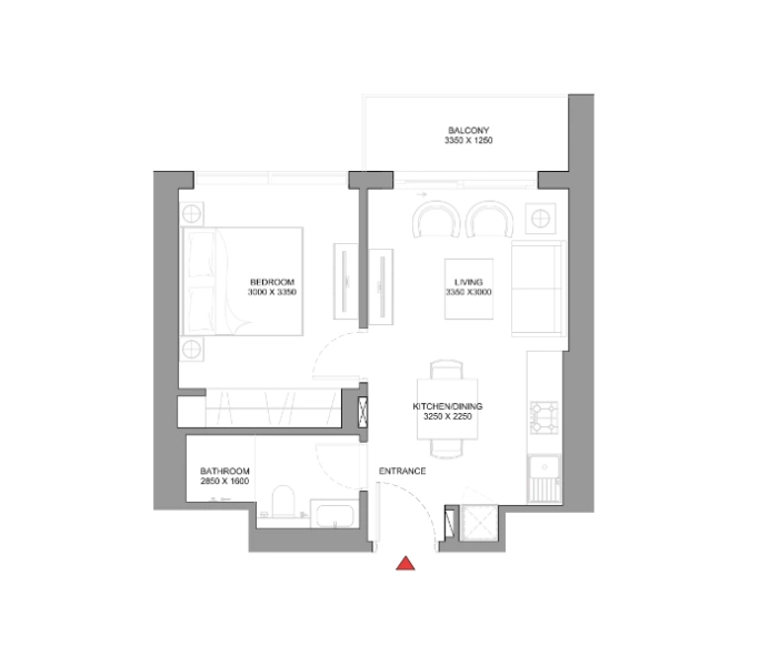 Luxurious 1 Bedroom Apartment with Resort-Like Living