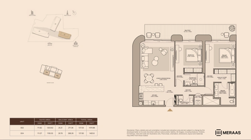 Geräumige 2-Zimmer-Wohnung mit riesigem Layout