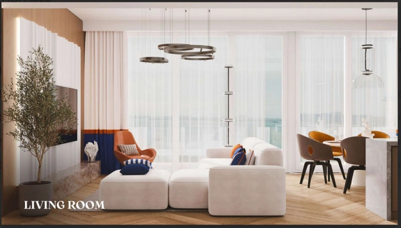 Traumhafte 3-Zimmer-Wohnung mit Meerblick & Privatstrandzugang