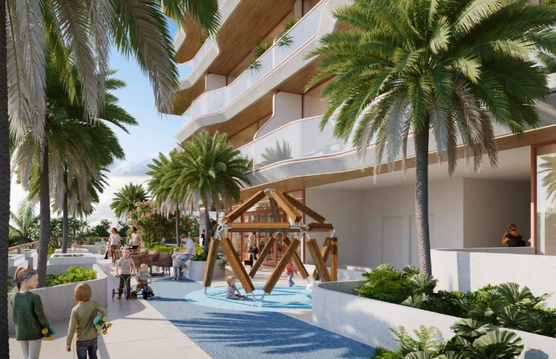 Exklusives 3-Zimmer-Penthouse mit Zimmer für das Personal im Island Beach Living-Stil