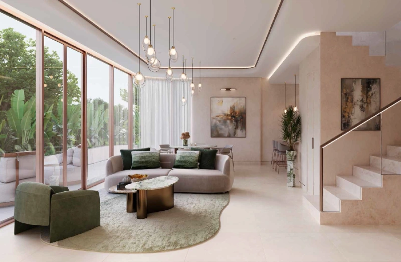 Exklusives 3-Zimmer-Penthouse mit Zimmer für das Personal im Island Beach Living-Stil