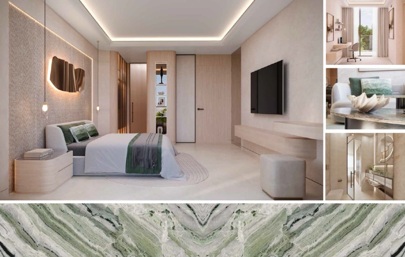 Exklusives 3-Zimmer-Penthouse mit Zimmer für das Personal im Island Beach Living-Stil