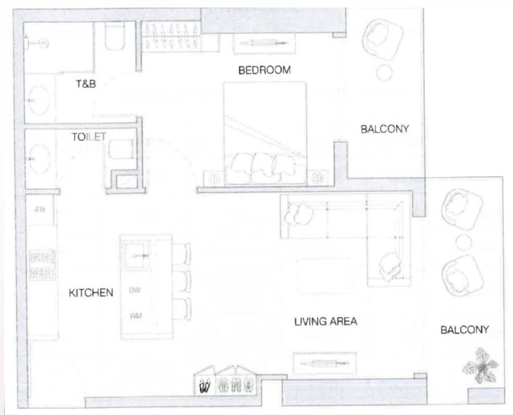 Moderne 2-Zimmer-Etagenwohnung mit Resort-Style Living und Community Lifestyle!