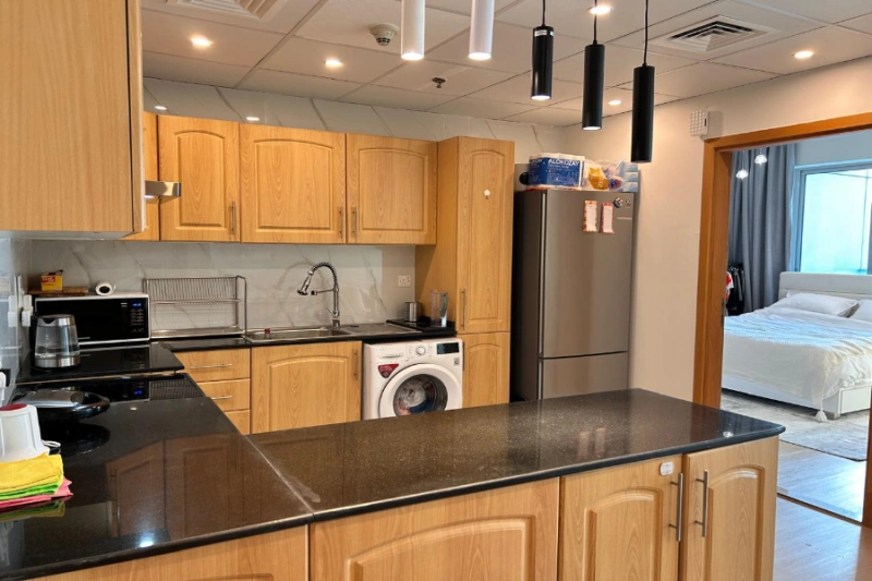 Panoramablick von der Ein-Zimmer-Wohnung in bester Lage