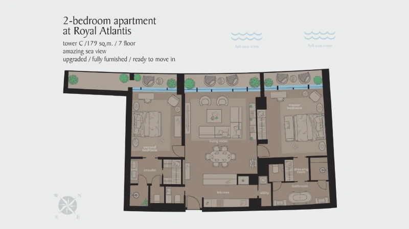 Luxuriöses 2-Zimmer-Apartment mit Strandlage und Eleganz!
