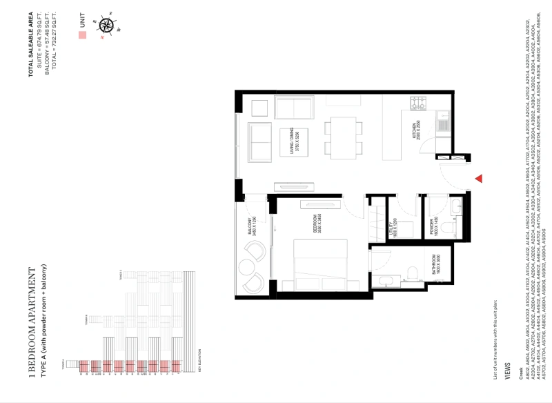 Luxus pur: 1-Zimmer-Apartment für höchsten Wohnkomfort in bester Lage!