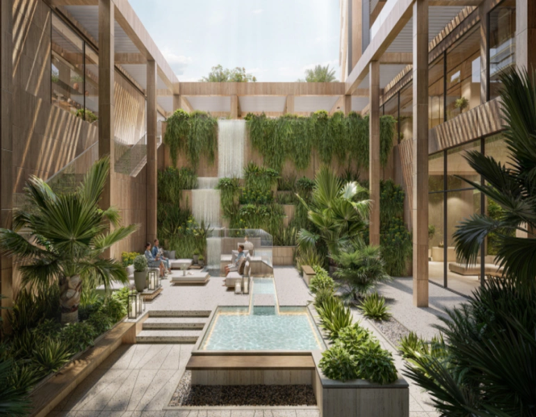 Luxuriöse Zwei-Zimmer-Wohnung mit modernem Design