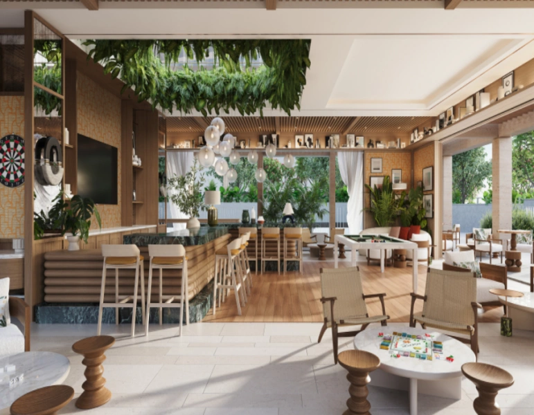 Luxuriöse Zwei-Zimmer-Wohnung mit modernem Design