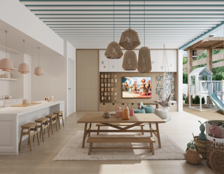 Luxuriöse Zwei-Zimmer-Wohnung mit modernem Design