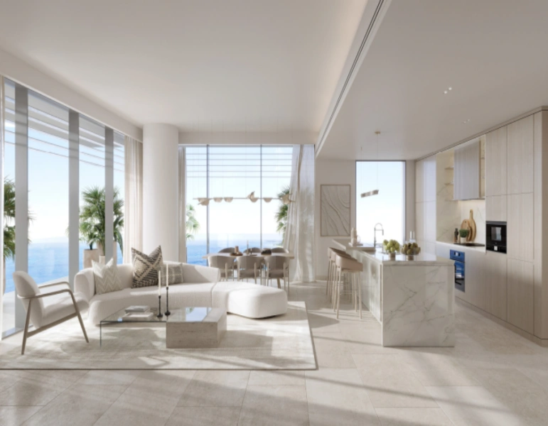 Luxuriöse Zwei-Zimmer-Wohnung mit modernem Design