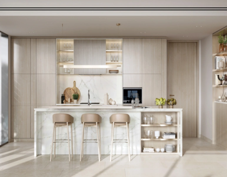 Luxuriöse Zwei-Zimmer-Wohnung mit modernem Design