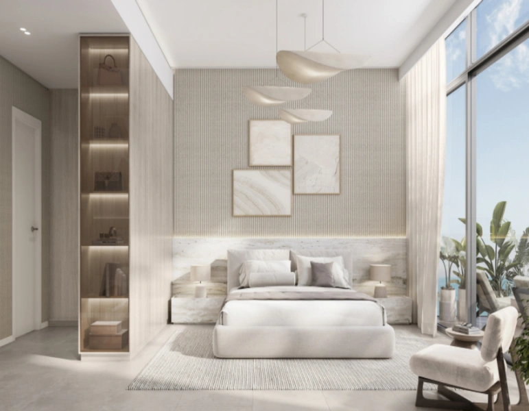 Luxuriöse Zwei-Zimmer-Wohnung mit modernem Design