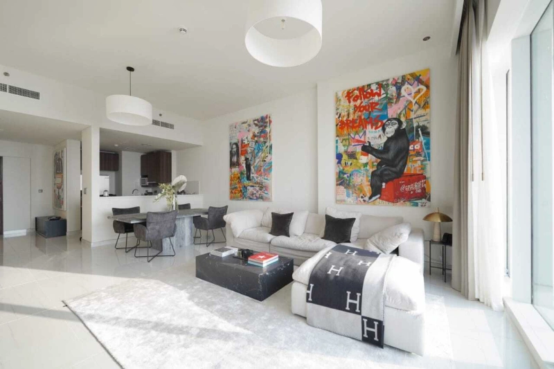 Luxuriöses 4-Zimmer Apartment mit spektakulärem Blick auf die Palme, Burj Al Arab und Jachthafen