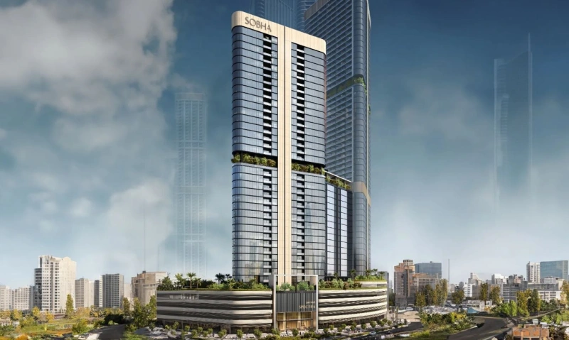 Luxuriöses 2-Zimmer-Apartment mit atemberaubendem bodentiefen Rundglas, nahe Downtown Dubai!