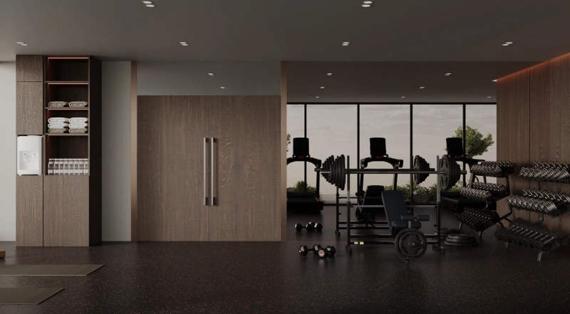 Exklusive 3-Zimmer-Luxuswohnung mit Dienstzimmer, privatem Pool und modernem Design