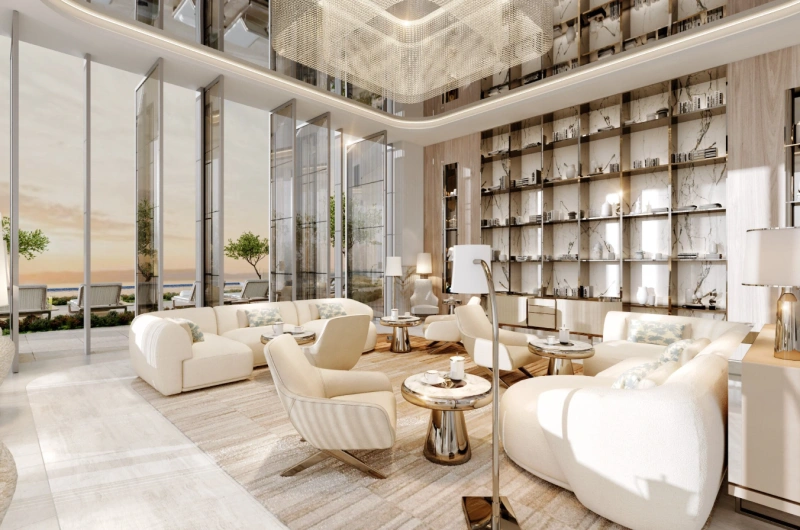 Exklusive 3-Zimmer-Luxuswohnung mit Dienstzimmer, privatem Pool und modernem Design