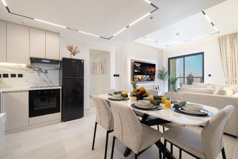 Stilvolle Drei-Zimmer-Wohnung mit Arbeitszimmer - Moderne Design-Highlights