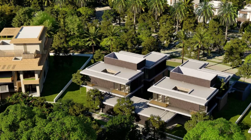 Luxuriöse 5-Zimmer-Villa mit Familienzimmer, Personal- und Fahrerzimmer,Privatpool und vier Balkonen