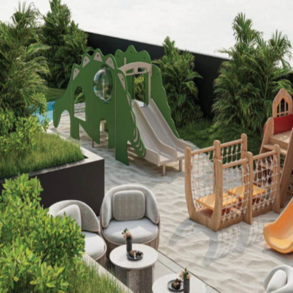 Ein-Schlafzimmer-Apartment mit Abstellraum, mit modernem Design