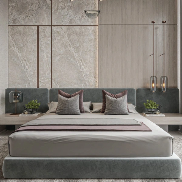 Ein-Schlafzimmer-Apartment mit Abstellraum, mit modernem Design