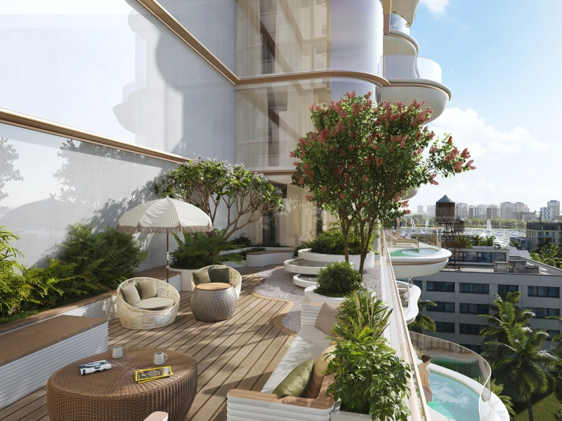 Traumhaftes 2-Zimmer-Apartment mit privatem Pool und atemberaubendem Meerblick!