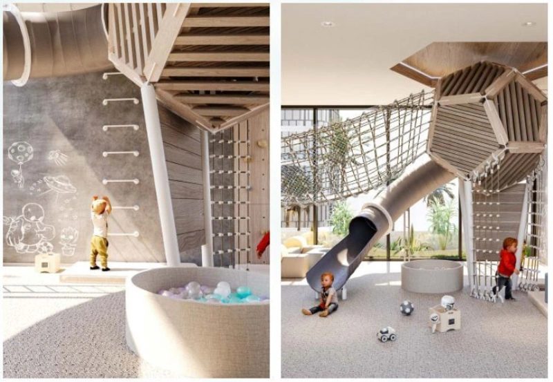 Modernes Apartment mit Sauna, 3 Schlafzimmern und in der Nähe des Miracle Gardens!