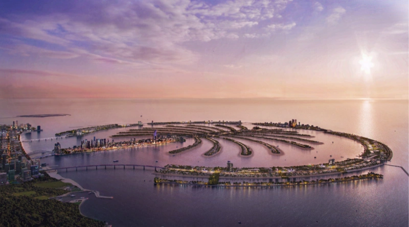 Luxuriöse Strandvilla mit 6 Schlafzimmern, riesiger Dachterrasse und großzügigem Wohnbereich.