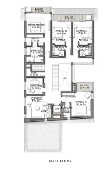 Luxuriöse Strandvilla mit 6 Schlafzimmern, riesiger Dachterrasse und großzügigem Wohnbereich.