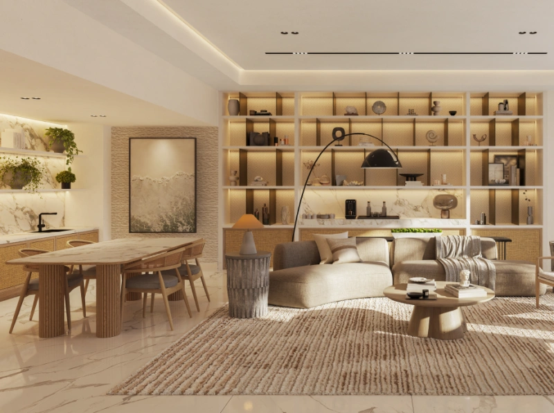 Moderne Eleganz am Strand: Luxuriöses 1-Zimmer-Apartment mit Meerblick!