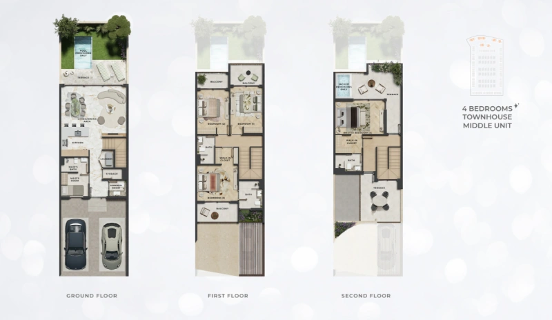 Luxuriöses Stadthaus mit 4 Schlafzimmern, privatem Pool und hochwertiger Ausstattung!