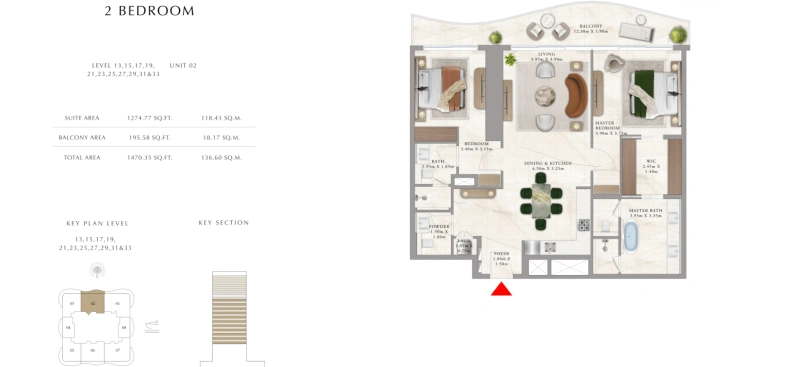 Luxuriöses 2-Zimmer-Apartment direkt am Strand - Eleganz pur