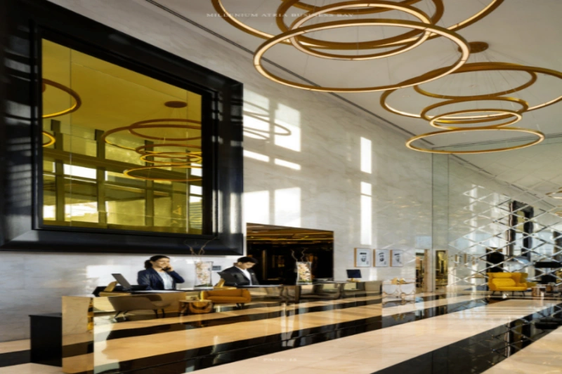 Stilvolle Wohnung mit einem Schlafzimmer und modernem Design