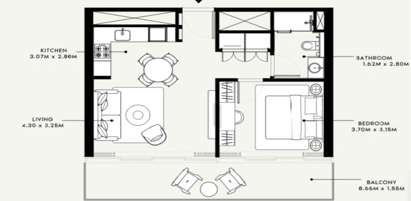 Gemütliches 1-Zimmer Apartment in familienfreundlicher Umgebung - ideal für kleine Familien!