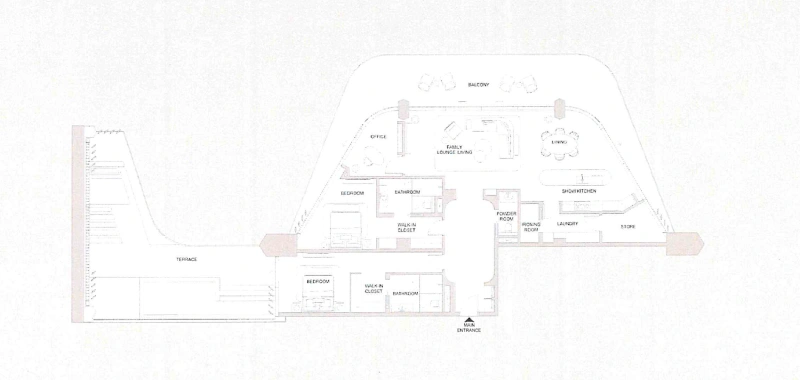 Direkt am Meer gelegenes Super-Luxus-Apartment mit 2 Schlafzimmern und riesigem Balkon mit Meerblick