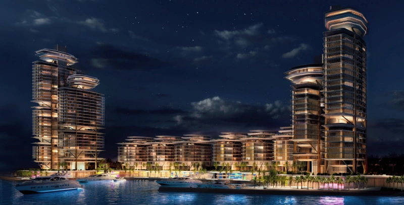 Direkt am Meer gelegenes Super-Luxus-Apartment mit 2 Schlafzimmern und riesigem Balkon mit Meerblick