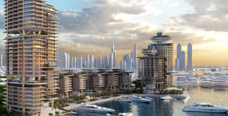 Direkt am Meer gelegenes Super-Luxus-Apartment mit 2 Schlafzimmern und riesigem Balkon mit Meerblick