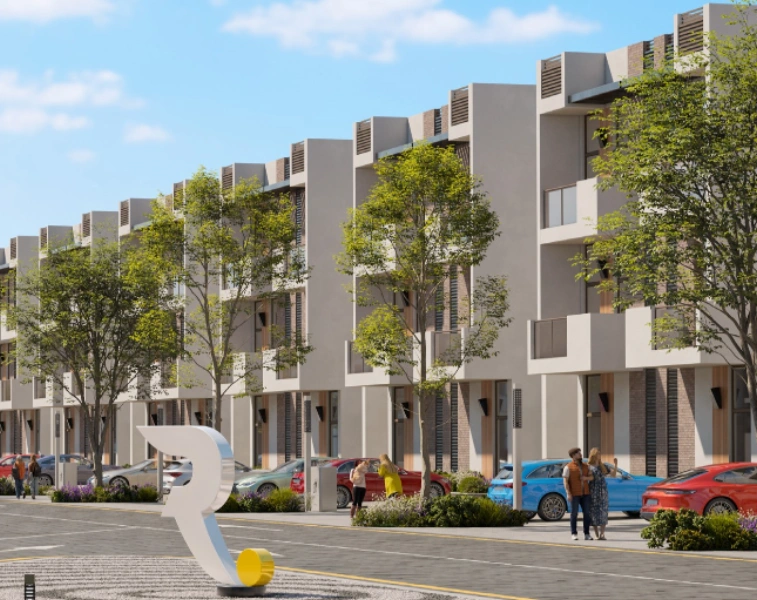 Spacieuse maison de ville avec 4 chambres et une grande cour arrière verdoyante