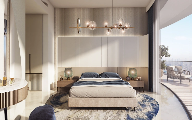 Luxuswohnung mit Blick auf Burj Khalifa und direktem Wasserzugang in exklusiver Lage!