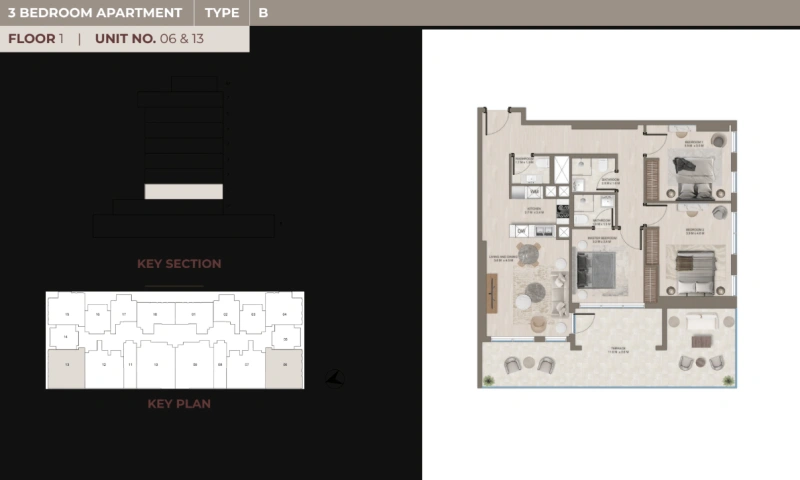 Geräumige 3-Zimmer Wohnung mit großzügigem Layout in bester Lage!
