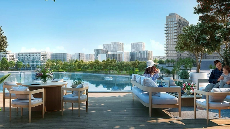 Luxurious Water View 3 Bedroom Apartment with Maids Room