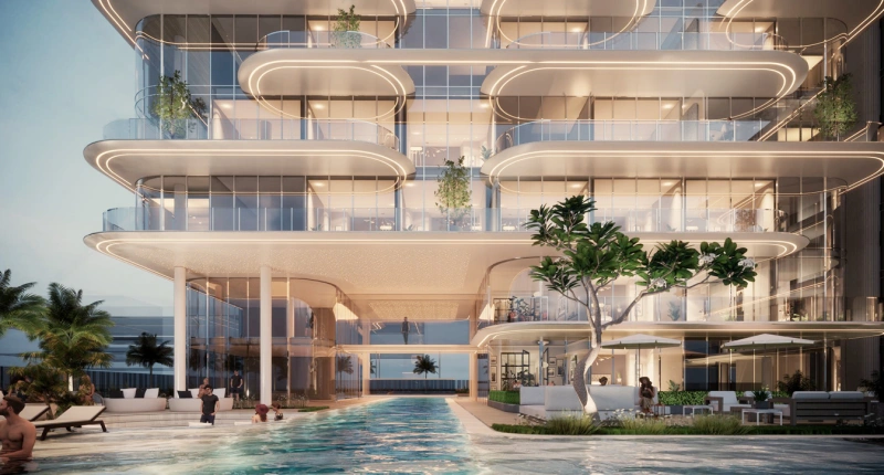 Luxuriöses Apartment mit 2 Schlafzimmern direkt am Strand mit atemberaubendem Meerblick