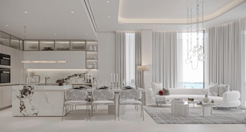 Luxuriöses Apartment mit 2 Schlafzimmern direkt am Strand mit atemberaubendem Meerblick