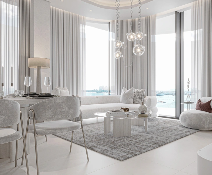 Luxuriöses Apartment mit 2 Schlafzimmern direkt am Strand mit atemberaubendem Meerblick