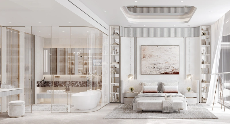 Luxuriöses Apartment mit 2 Schlafzimmern direkt am Strand mit atemberaubendem Meerblick