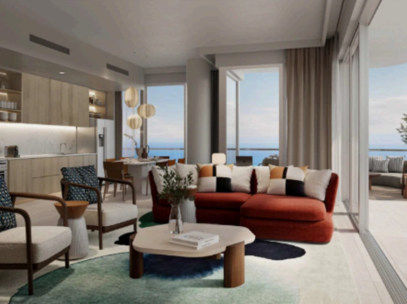 Luxuriöses Strandapartment mit 2 Schlafzimmern und riesigem Grundriss