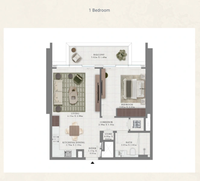 Premium 1-Zimmer-Wohnung in bester Lage!