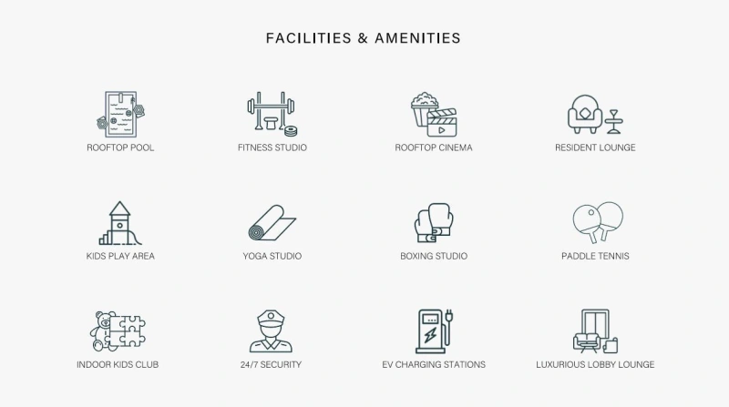 Traumhafte 2-Zimmer-Wohnung mit Rooftop Pool und Rooftop Kino