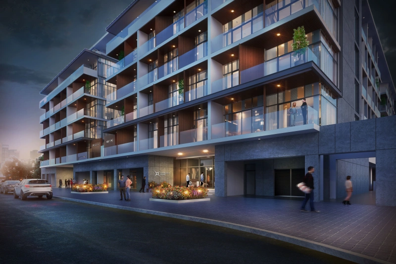 Traumhafte 2-Zimmer-Wohnung mit Rooftop Pool und Rooftop Kino