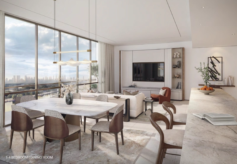 Exklusive 1-Schlafzimmer Luxuswohnung in luxuriösem Resortstil