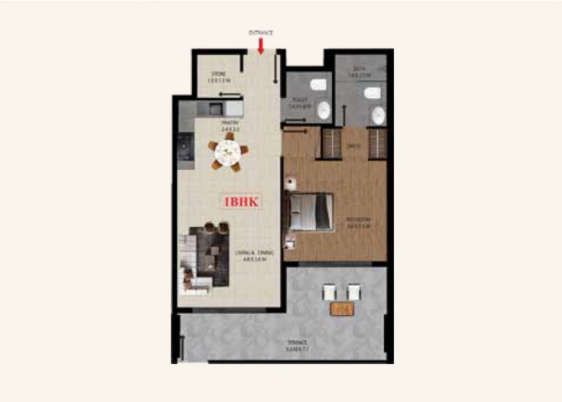 Gemütliche 1-Zimmer-Wohnung mit Balkon - ideale Investitionsmöglichkeit!